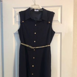 Navy Calvin Klein Dress